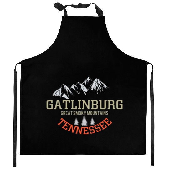 Gatlinburg Tennessee Great Smoky Mountains Kitchen Aprons