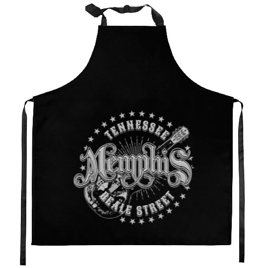 Memphis Tennessee Beale Street Kitchen Aprons