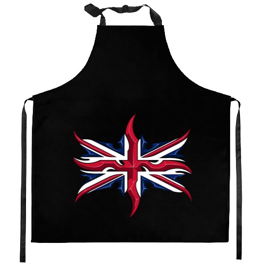 Union Jack British Flag Resistance Style Kitchen Aprons