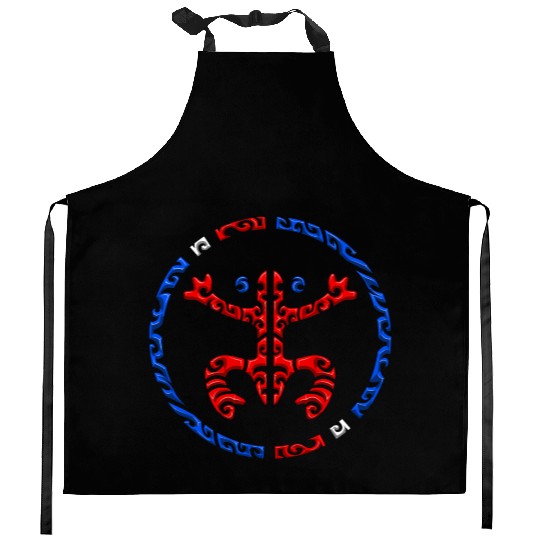 Puerto Rico Coqui Frog Taino Boricua Tribal Kitchen Aprons
