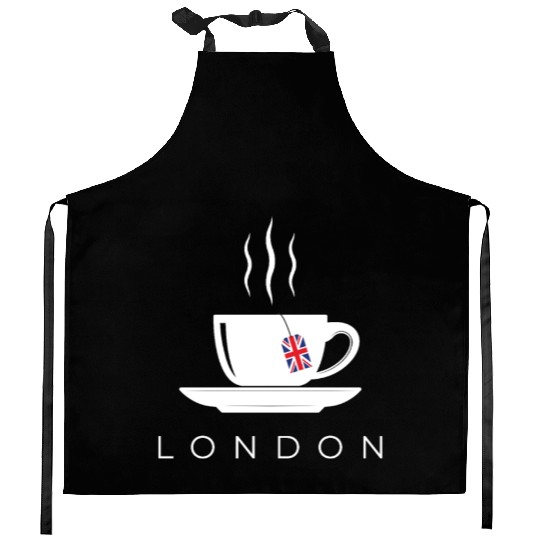 London English Tea England Union Jack British Gift Kitchen Aprons