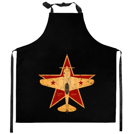 CCCP Soviet Union Air Force World War II Kitchen Aprons