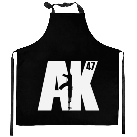 Ak-47 Soviet Kalashnikov Pro Second Amendment Kitchen Aprons