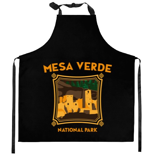 Mesa Verde National Park Novelty Graphic Design Kitchen Aprons