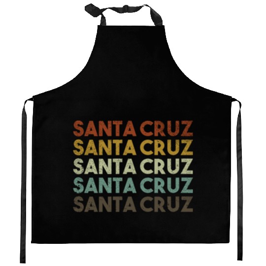 Retro Santa Cruz California Kitchen Aprons