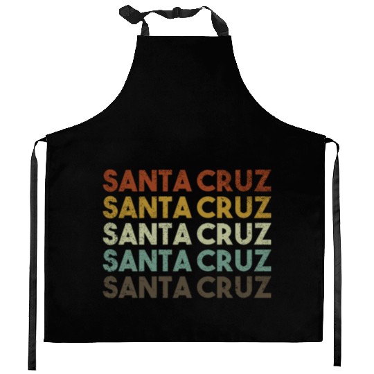 Retro Santa Cruz California Kitchen Aprons