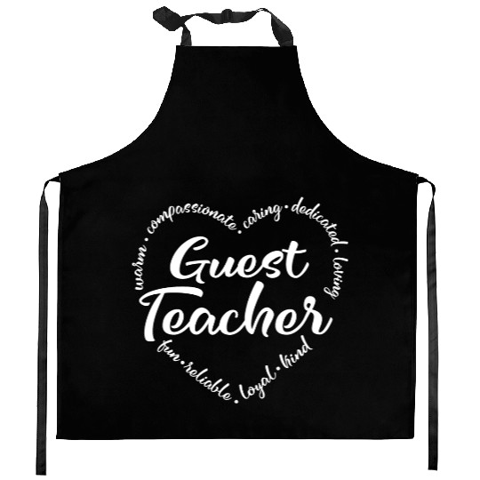 Guest teacher, Substitute teacher Kitchen Aprons