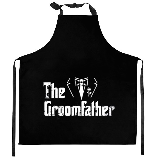 Father Of The Groom Wedding Husband Grooms Dad Kitchen Aprons