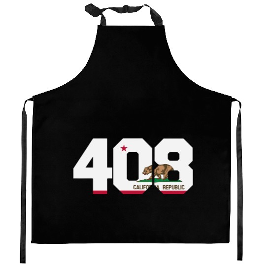Area Code 408 San Jose California Kitchen Aprons