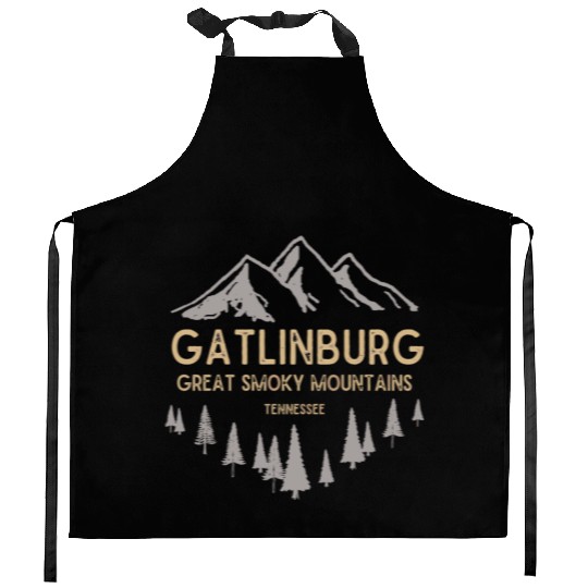 Gatlinburg Tennessee Great Smoky Mountains Kitchen Aprons