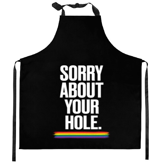 Gay Couple Homosexual LGBTQ Queer Pride Kitchen Aprons