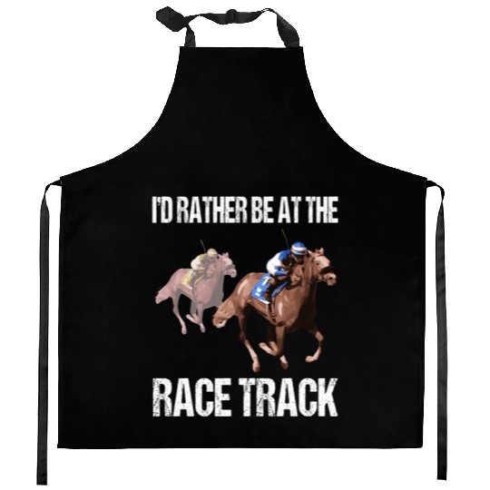 Horse Racing Drinking Derby Barrel Racing Kitchen Aprons