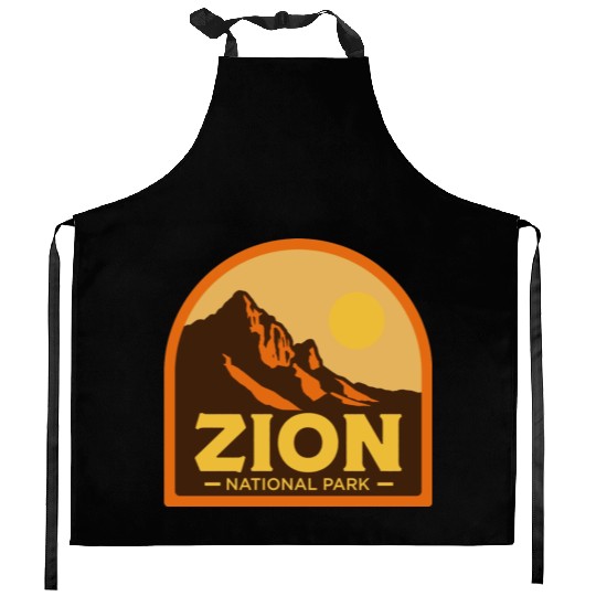 zion national park Kitchen Aprons