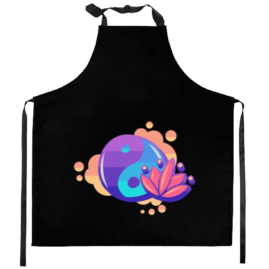 Balancenerg Yin Yang Lotus Special Edition Kitchen Aprons