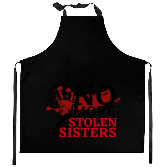 No MS Sisters/MMIW Girl Native American Kitchen Aprons