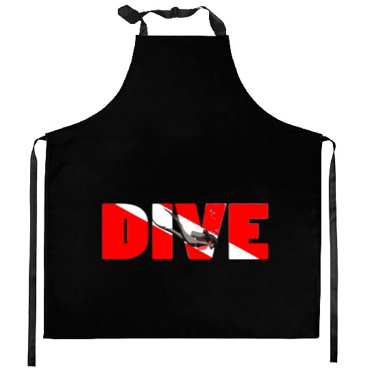 Scuba Diving Dive Kitchen Aprons