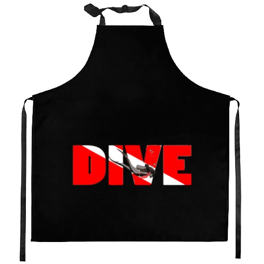 Scuba Diving Dive Kitchen Aprons