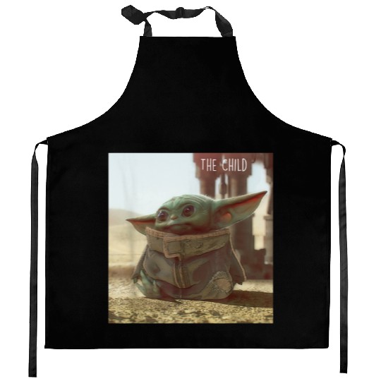 Star Wars The Mandalorian The Child Cute Scene Kitchen Aprons