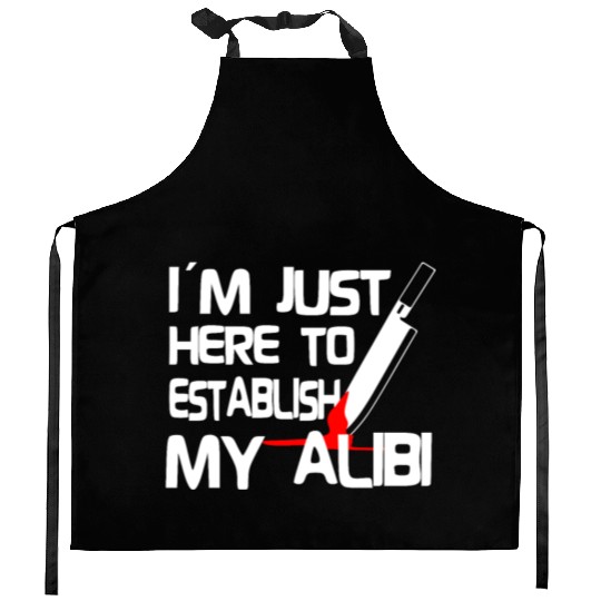 True Crime Detective Serial Killer Documentaries Kitchen Aprons