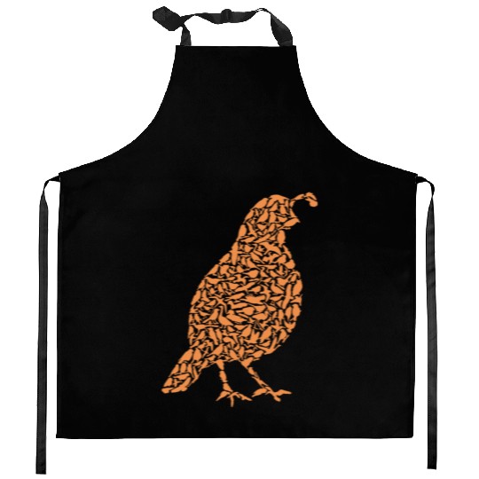 Quail farmer gift ornamental bird Kitchen Aprons