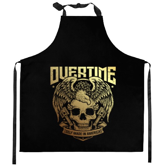 OVER TIME MECANO SELF MADE IN AMERICA Kitchen Aprons