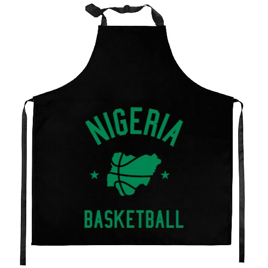Nigeria basketball Kitchen Aprons
