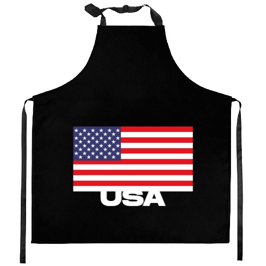 American Flag Kitchen Aprons