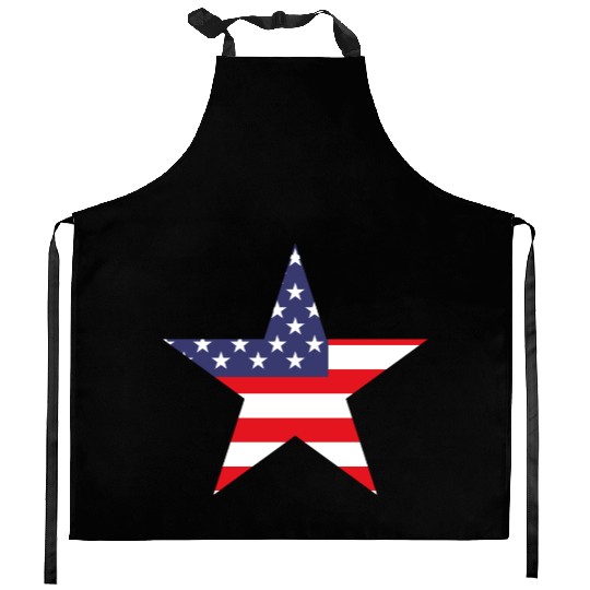 American Flag Kitchen Aprons