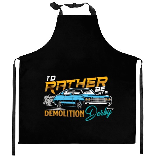 Demo Derby Demolition Derby At A Demolition Derby Kitchen Aprons