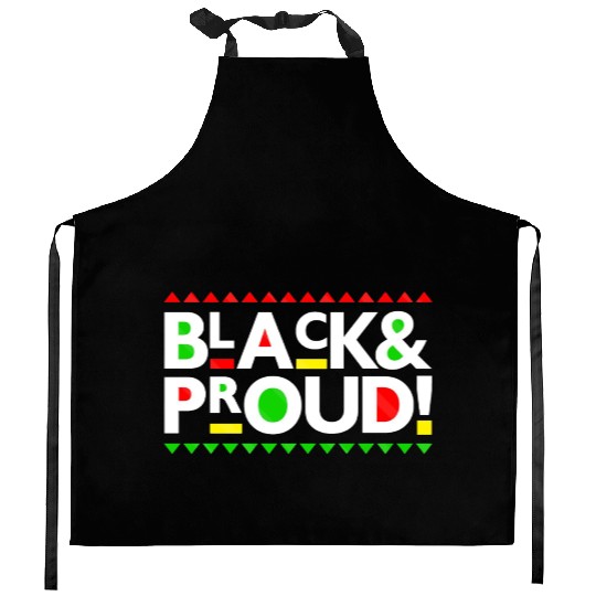 Black and Proud Kitchen Aprons