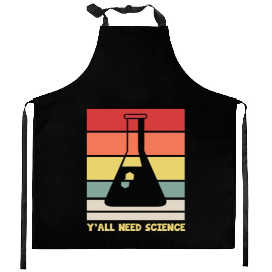 Y All Need Science Puns Cool Gifts For Geek Genius Kitchen Aprons