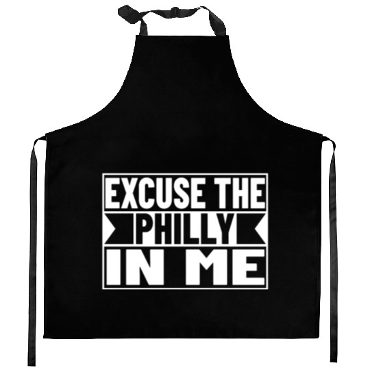 Excuse the Philly in me Costume Kitchen Aprons