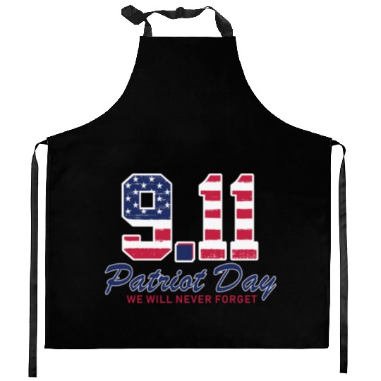 Patriot Day Never Forget 9 11 Anniversary Kitchen Aprons