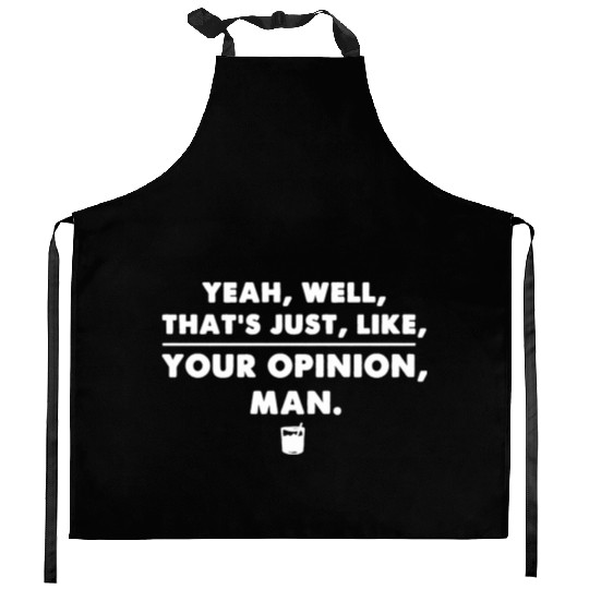 The Big Lebowski Funny Cool Movie Quote Kitchen Aprons