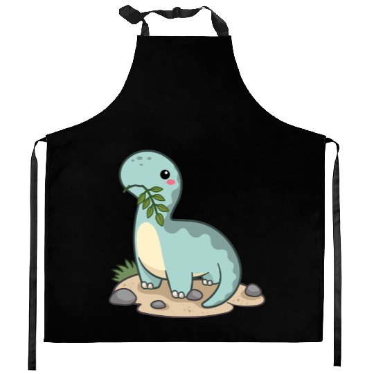 Dinosaur Adventure - Brontosaurus Kitchen Aprons