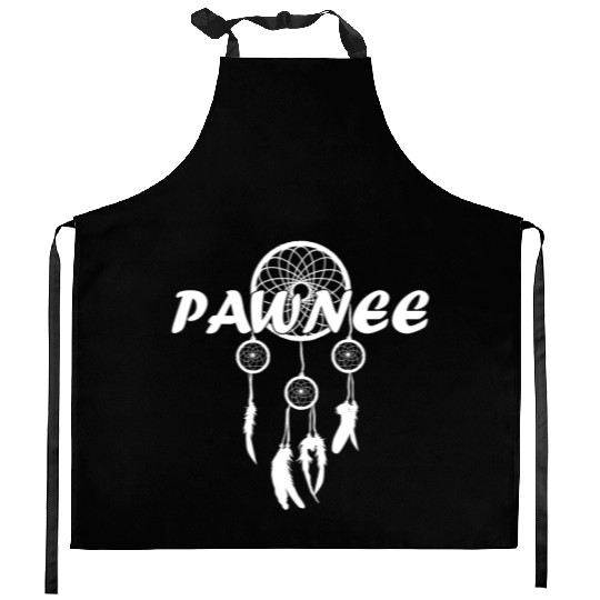 Pawnee Native American Indians - White Kitchen Aprons