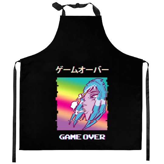 Anime Aesthetic Kitchen Aprons