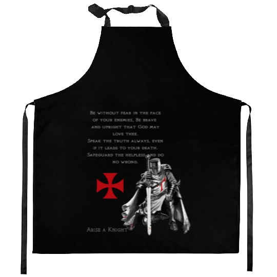 Knights Templar Glory Of God Gifts Kitchen Aprons
