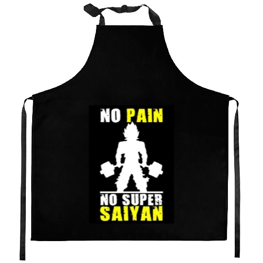 Anime Gym demon Kitchen Aprons