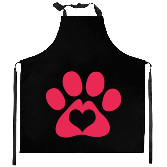 Dog Paw Adopt A Pet Dog Rescue Kitchen Aprons