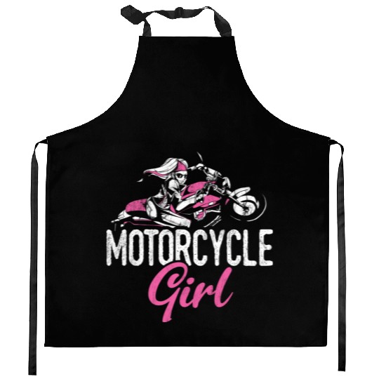 Motorcycle Motocross Kitchen Aprons