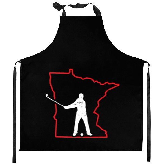 Unique Minnesota Golf Kitchen Aprons, Minnesota Golfer Shir