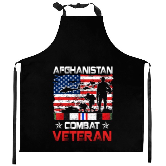 Afghanistan Combat Veteran US Veteran Military Kitchen Aprons