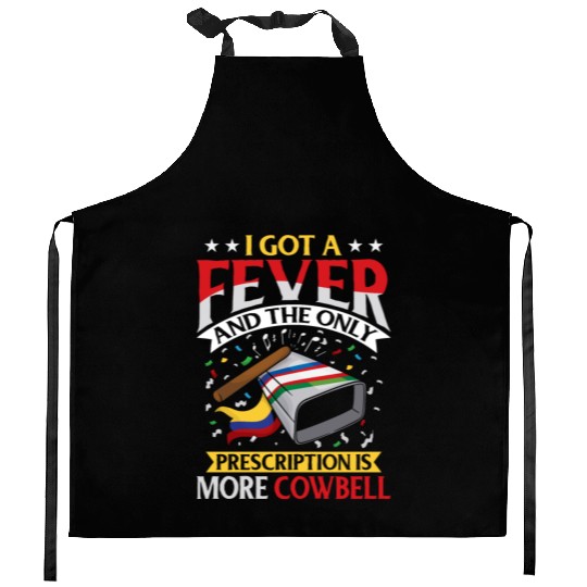 TerraShirts More Cowbell Kitchen Aprons