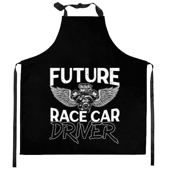 Future Race Car Driver Racer Drag Racing Speed Kitchen Aprons