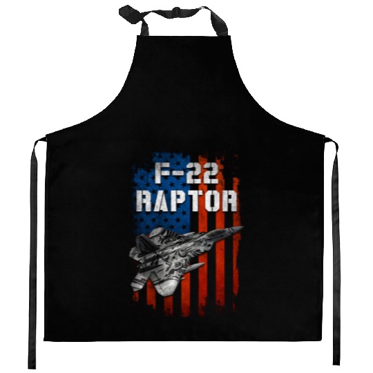 F22 Raptor Aircraft Army US Airborne Kitchen Aprons