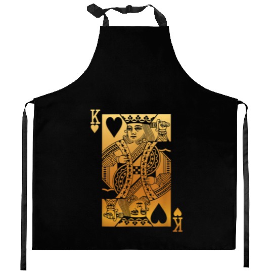 King of Hearts Card 5884 Kitchen Aprons