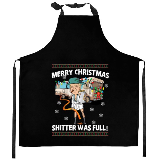 Donald Trump Cousin Eddie Christmas Kitchen Aprons Shitte