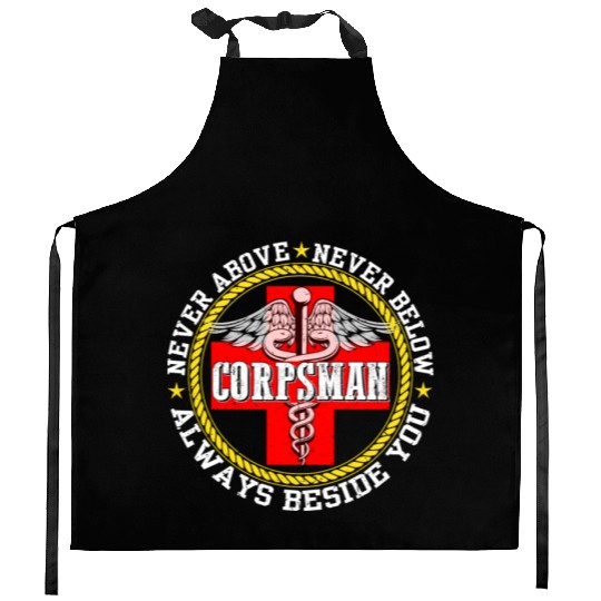 Corpsman Devil Doc Corpsman US Army Kitchen Aprons