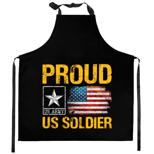 Proud Army Son Army Mom US Army Memorial Day Kitchen Aprons